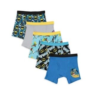 Boys Batman Boxer Briefs - 5 pack - colors vary - Size 4